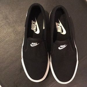Nike Black Slip Ons